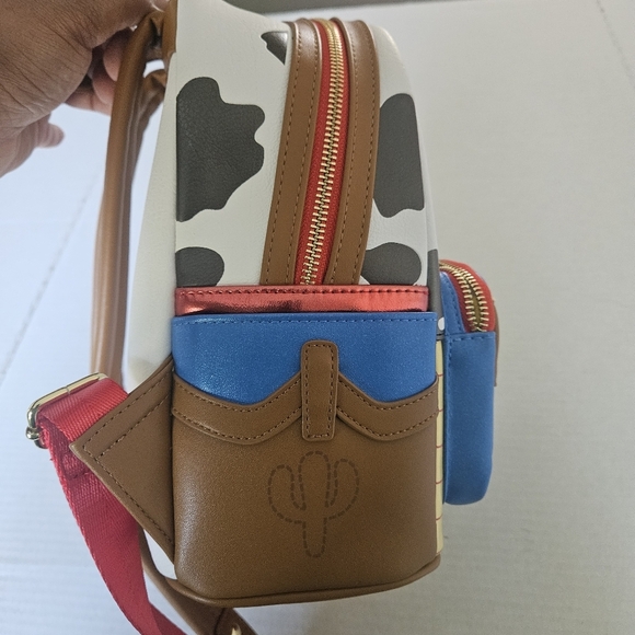 Disney x Loungefly Toy Story Sheriff Woody Mini Backpack NWOT - Picture 6 of 11